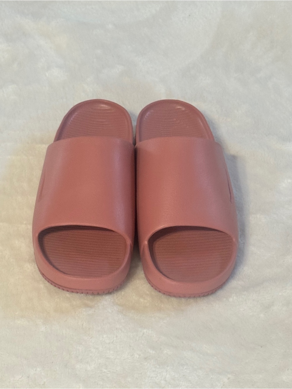 NIKE FOAM SLIDES MAUVE PINK / SIZE 9 - Picture 3 of 4